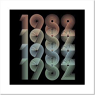 Vintage 1982 38th Birthday Gift Men Women Posters and Art